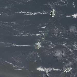 météo tropicale : Image satellite .