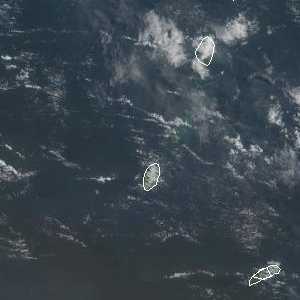 météo tropicale : Image satellite .
