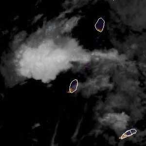 météo tropicale : Image satellite .