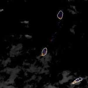 météo tropicale : Image satellite .