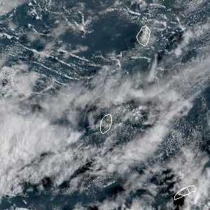 météo tropicale : Image satellite .
