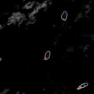 météo tropicale : Image satellite .
