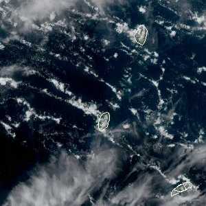 météo tropicale : Image satellite .