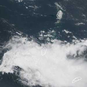 météo tropicale : Image satellite .