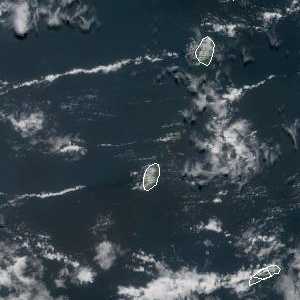 météo tropicale : Image satellite .