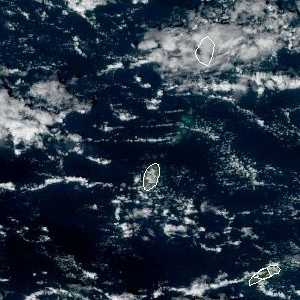 météo tropicale : Image satellite .