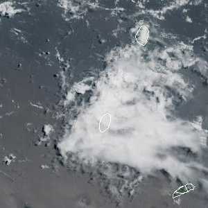 météo tropicale : Image satellite .