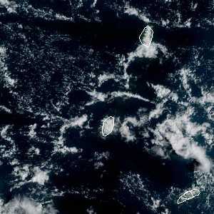 météo tropicale : Image satellite .