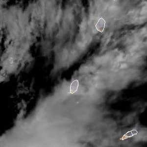 météo tropicale : Image satellite .