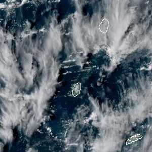 météo tropicale : Image satellite .