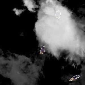 météo tropicale : Image satellite .