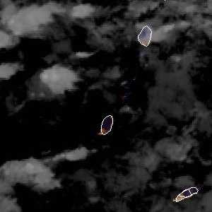 météo tropicale : Image satellite .