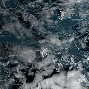 météo tropicale : Image satellite .