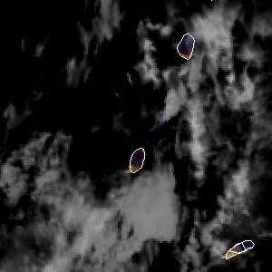 météo tropicale : Image satellite .