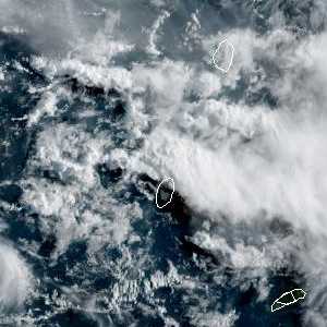 météo tropicale : Image satellite .