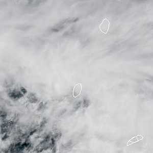 météo tropicale : Image satellite .