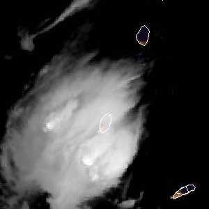 météo tropicale : Image satellite .