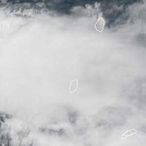 météo tropicale : Image satellite .