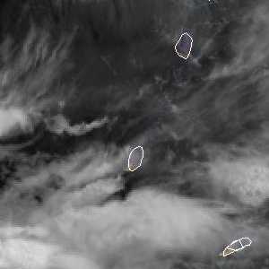météo tropicale : Image satellite .