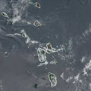 météo tropicale : Image satellite .