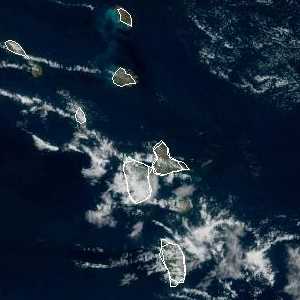 météo tropicale : Image satellite .