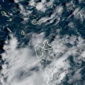 météo tropicale : Image satellite .