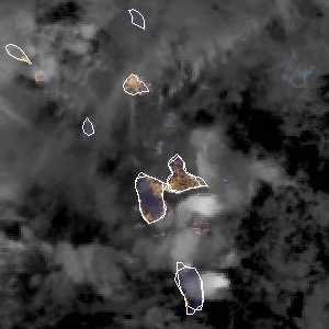 météo tropicale : Image satellite .