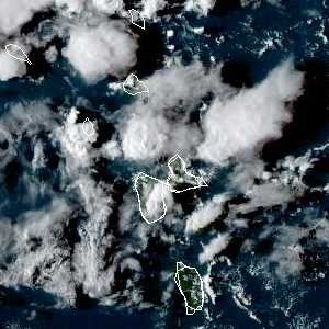 météo tropicale : Image satellite .