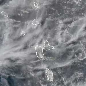 météo tropicale : Image satellite .