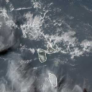 météo tropicale : Image satellite .