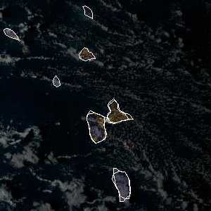 météo tropicale : Image satellite .