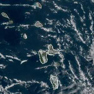météo tropicale : Image satellite .