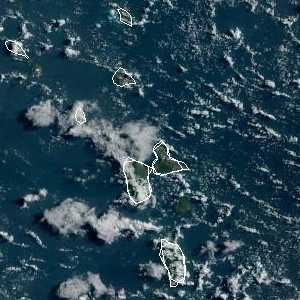 météo tropicale : Image satellite .