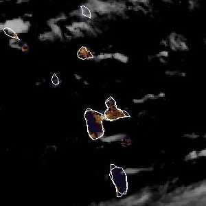 météo tropicale : Image satellite .