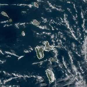 météo tropicale : Image satellite .