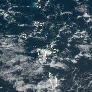 météo tropicale : Image satellite .