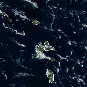 météo tropicale : Image satellite .