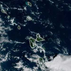météo tropicale : Image satellite .