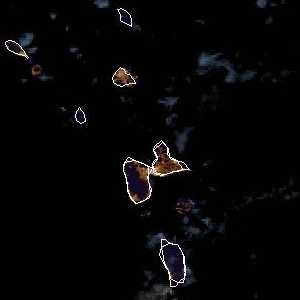 météo tropicale : Image satellite .
