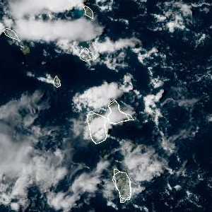 météo tropicale : Image satellite .