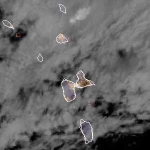 météo tropicale : Image satellite .