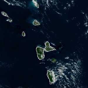 météo tropicale : Image satellite .