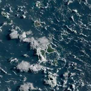 météo tropicale : Image satellite .