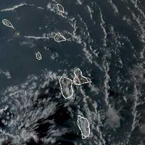 météo tropicale : Image satellite .