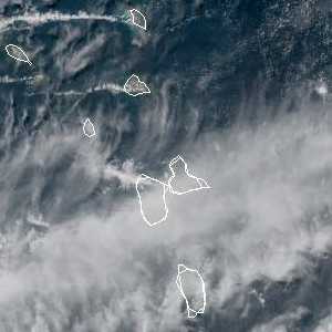 météo tropicale : Image satellite .