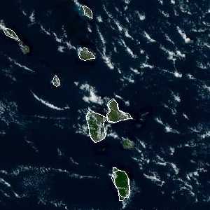 météo tropicale : Image satellite .