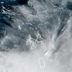 météo tropicale : Image satellite .