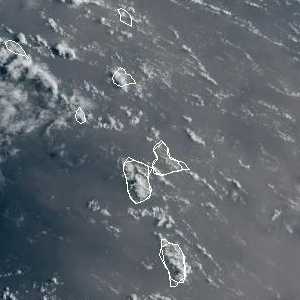 météo tropicale : Image satellite .