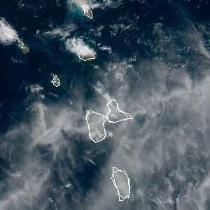 météo tropicale : Image satellite .