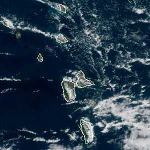 météo tropicale : Image satellite .